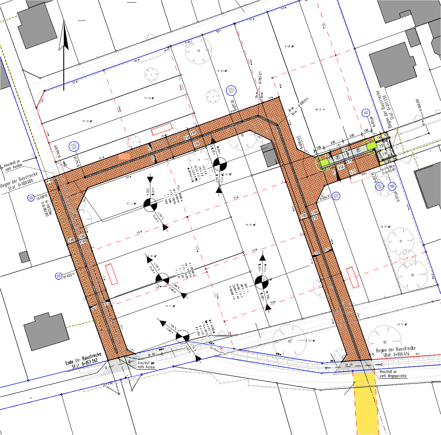 Übersichtsplan erster Bauabschnitt