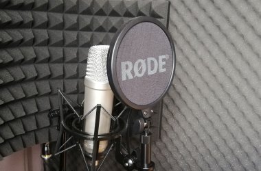 Studio-Mikrofon im Jugendtreff